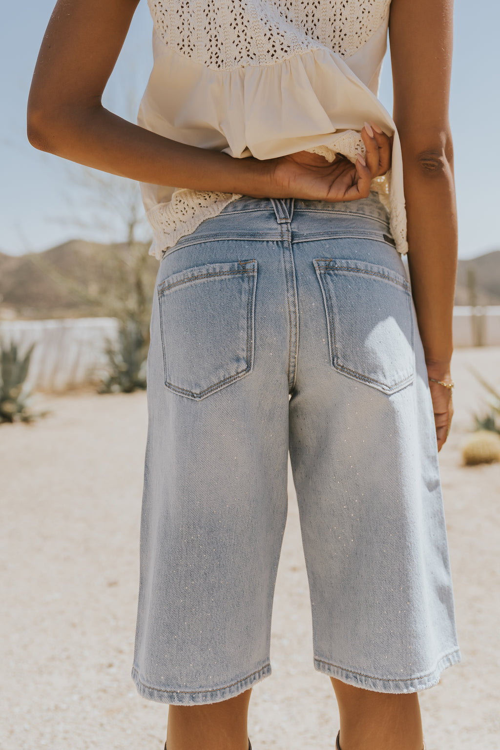 Salome Baggy Jean Shorts