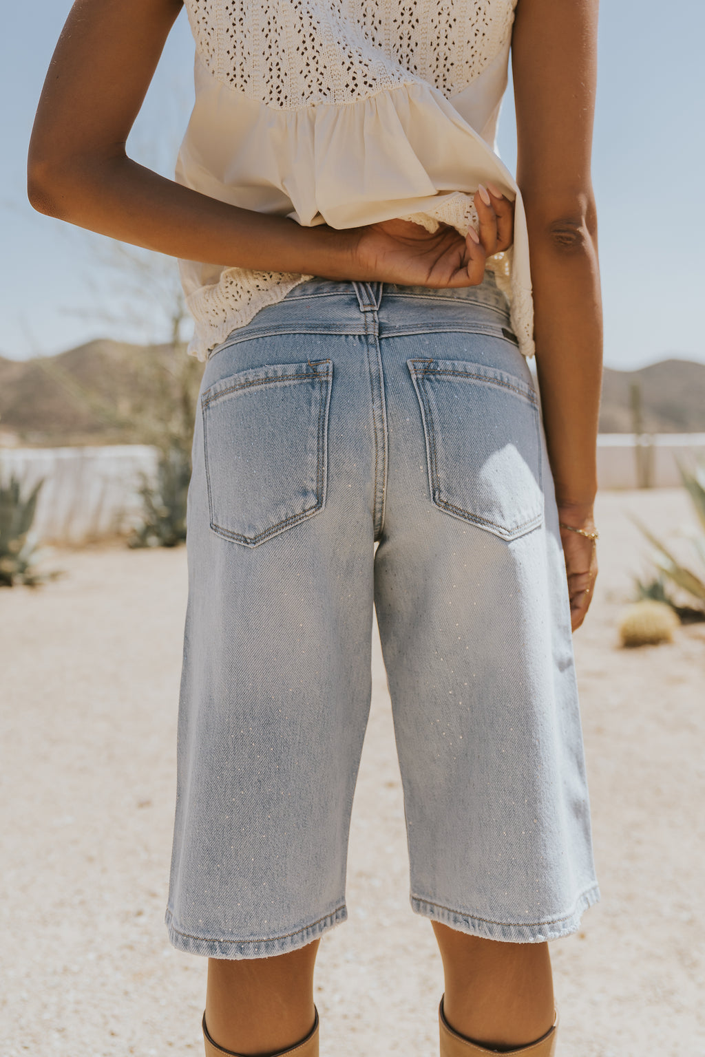 Salome Baggy Jean Shorts