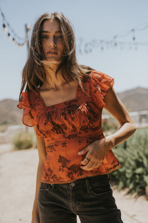 Somalia Pleated Top