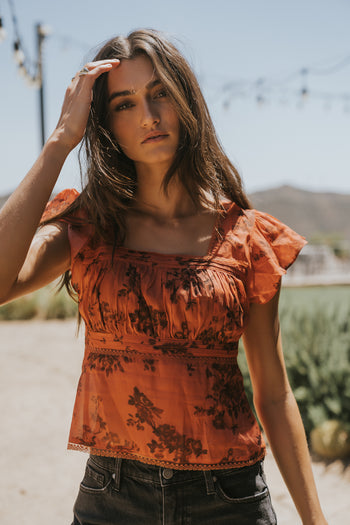 Somalia Pleated Top