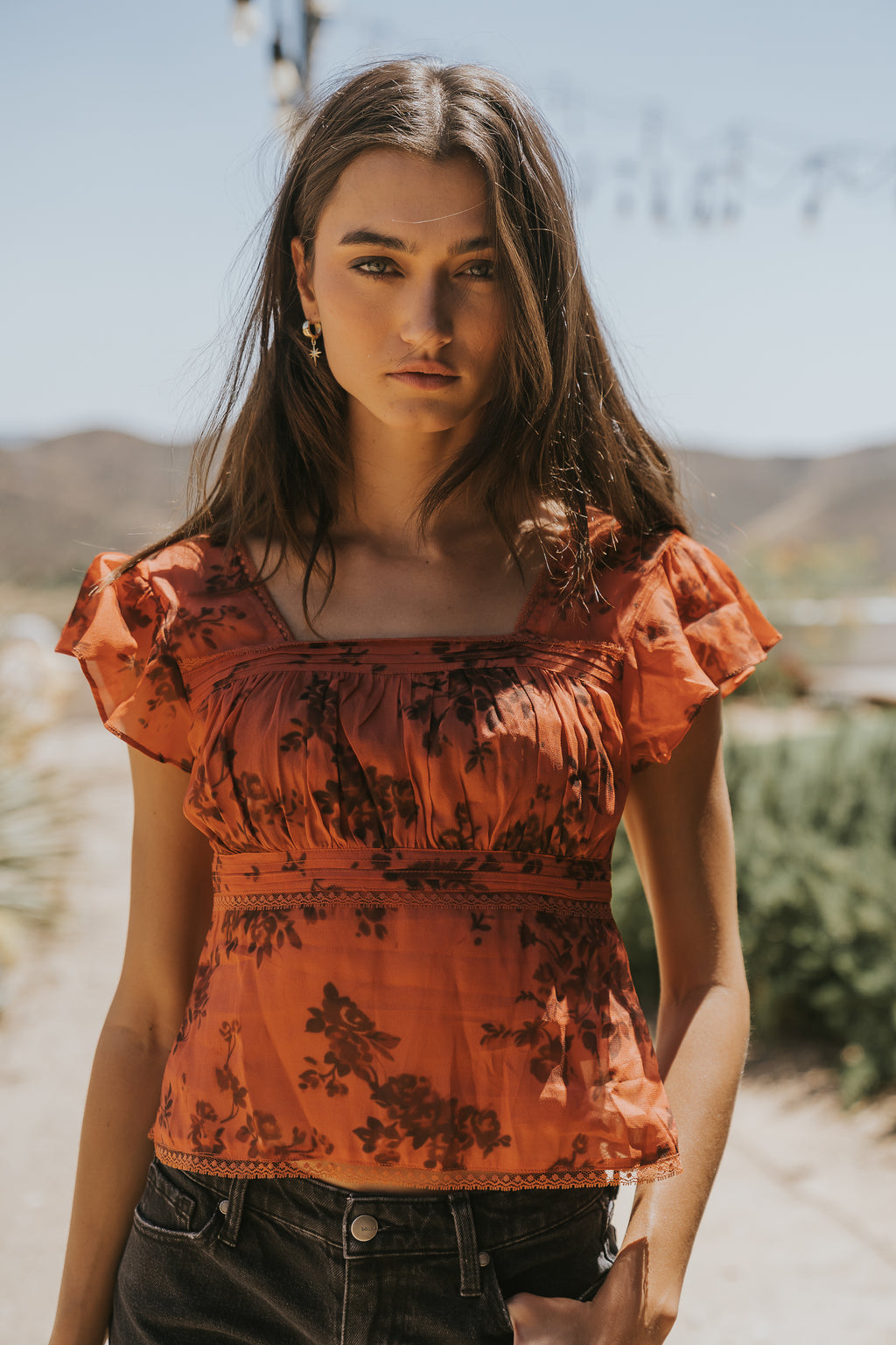 Somalia Pleated Top