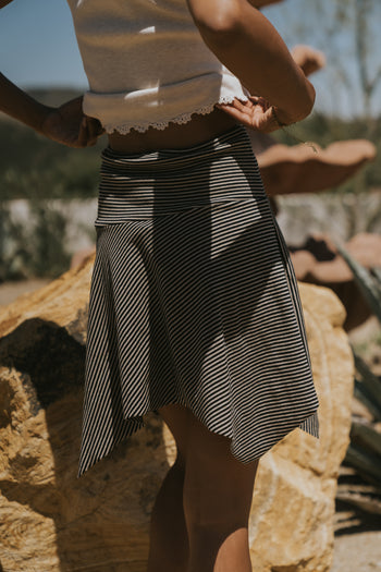 Sarah Striped Mini Skirt