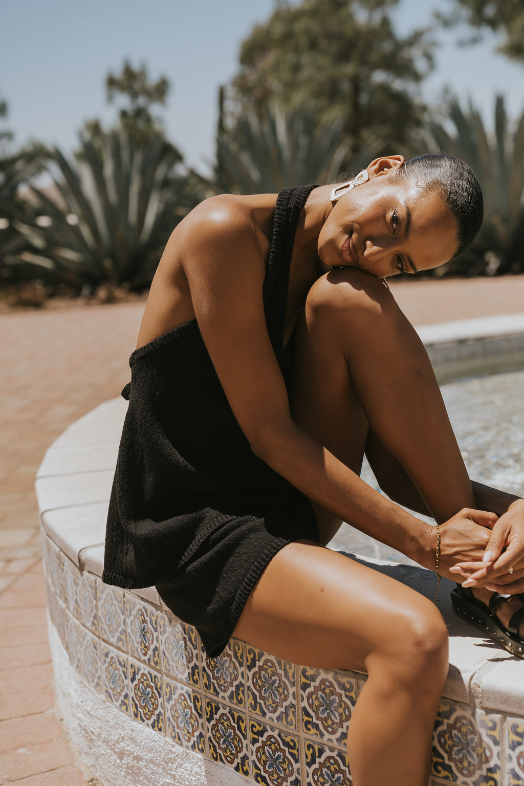 Marlena Halter Top in Black L / Black