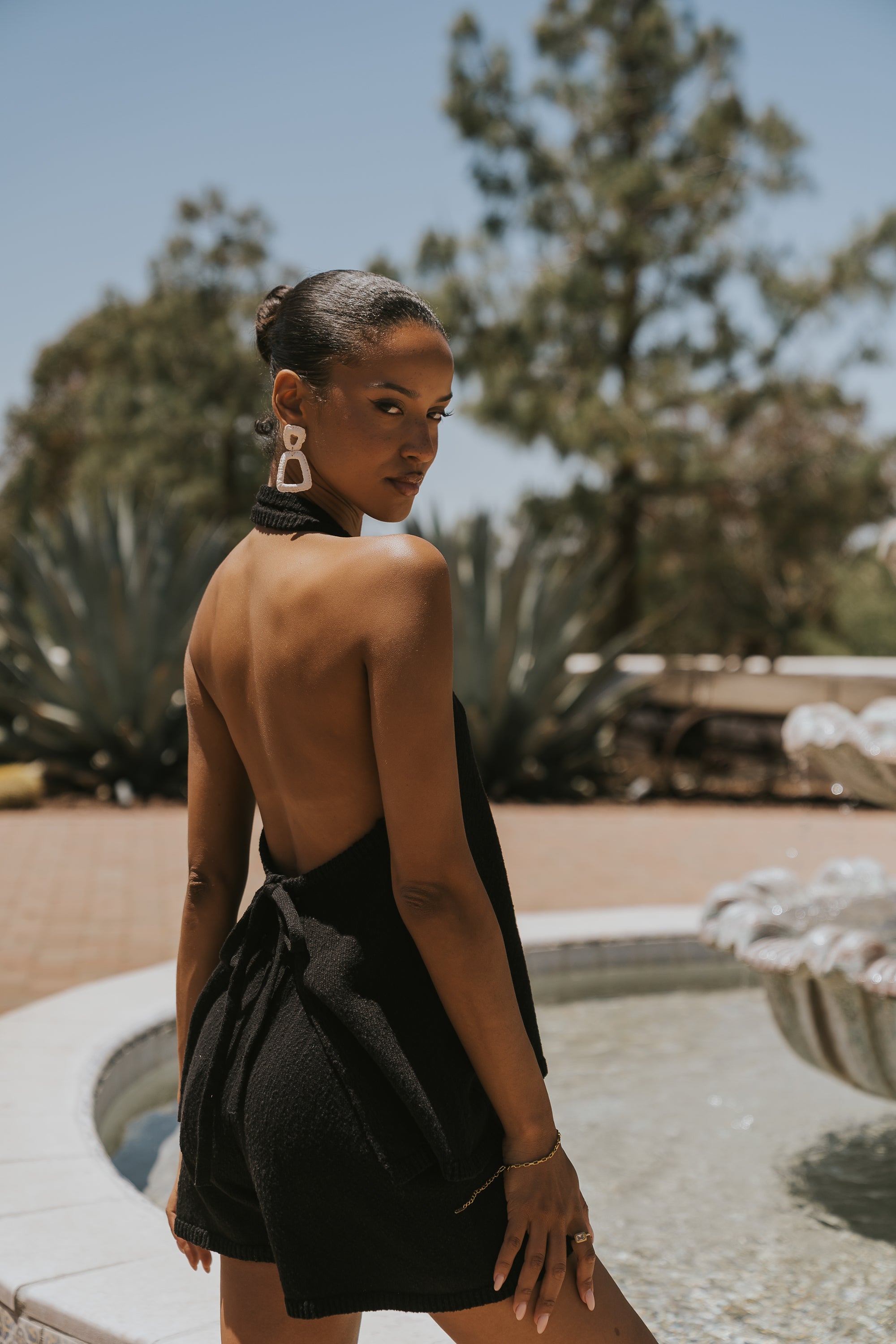 Marlena Halter Top in Black L / Black
