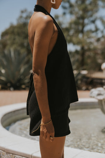 Marlena Knit Shorts in Black