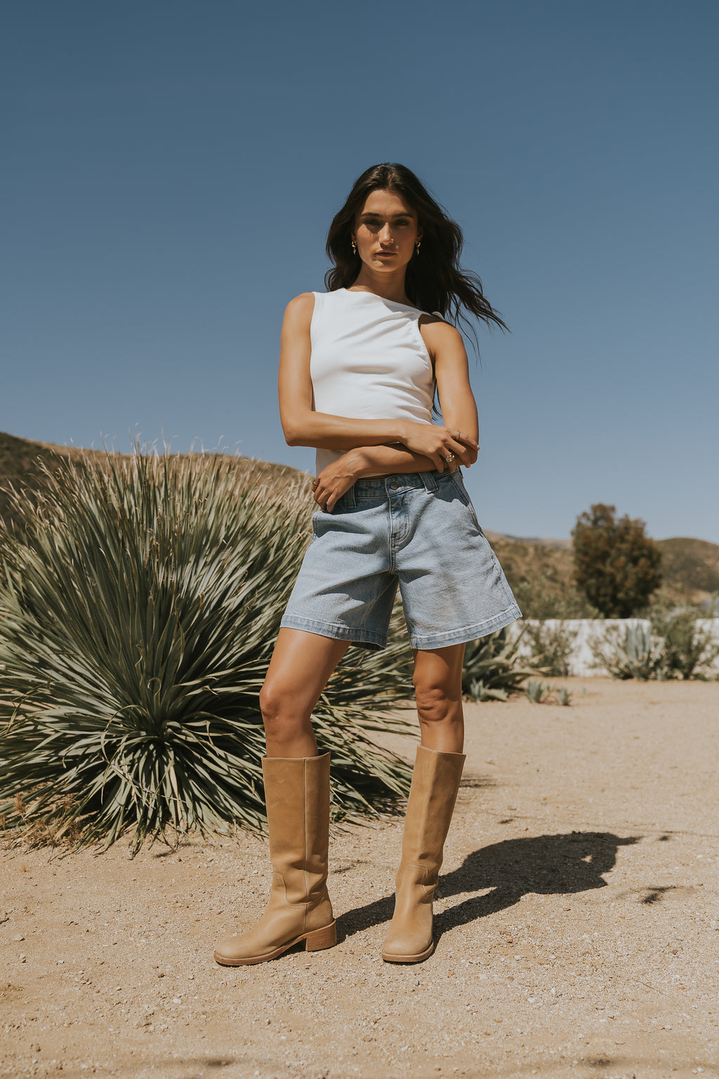 Lina Denim Shorts