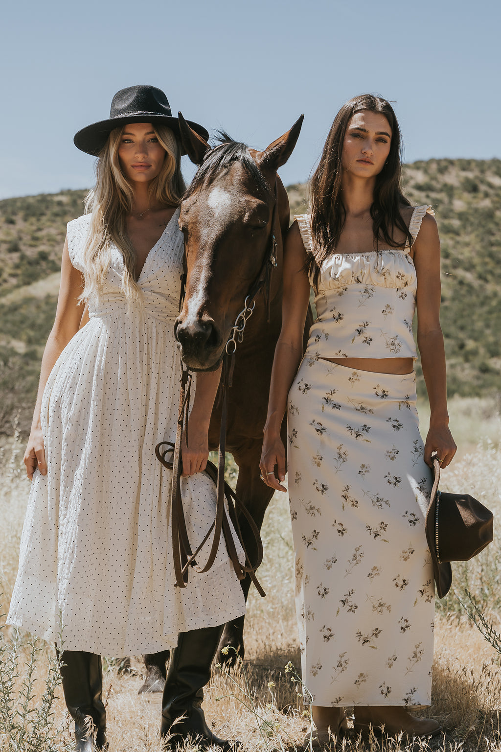 Kellie Polka Dot Maxi Dress
