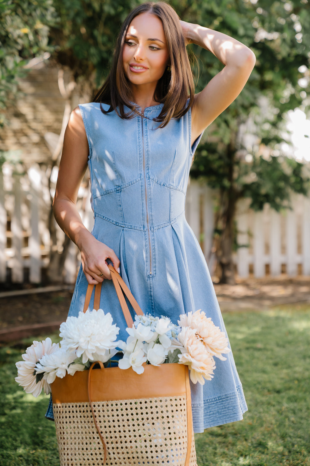 Jacee Denim Dress