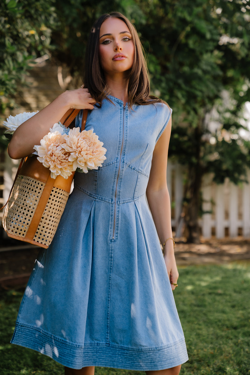 Jacee Denim Dress