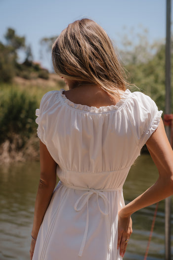 Brenda Button Up Midi Dress
