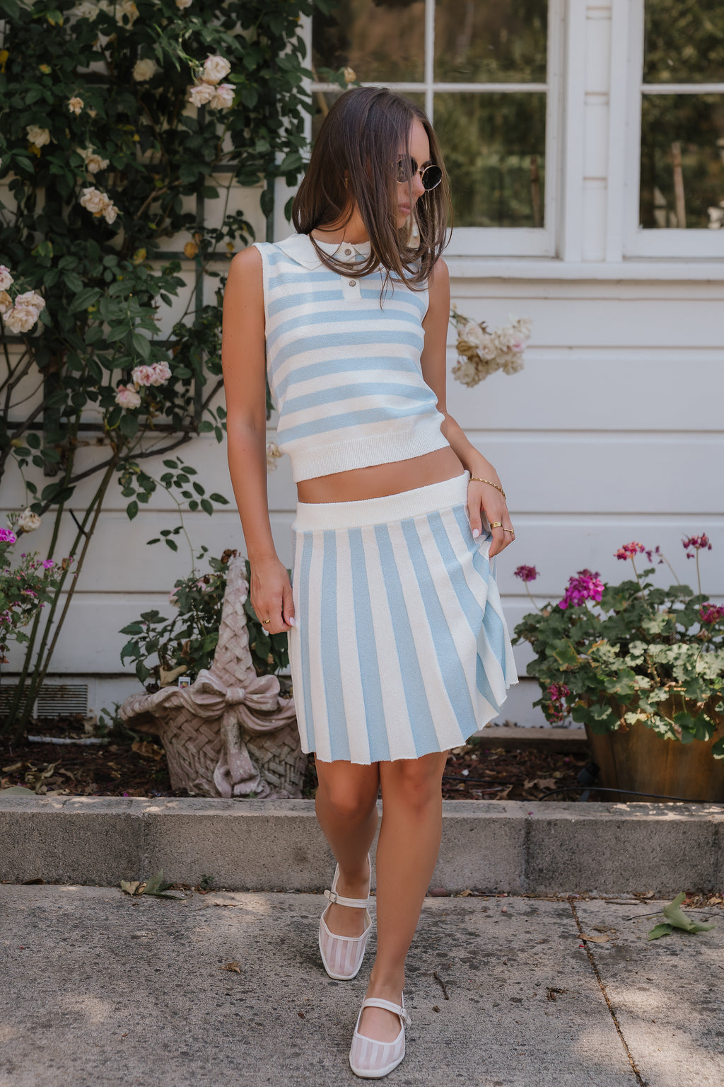 Alexa Striped Knit Tank
