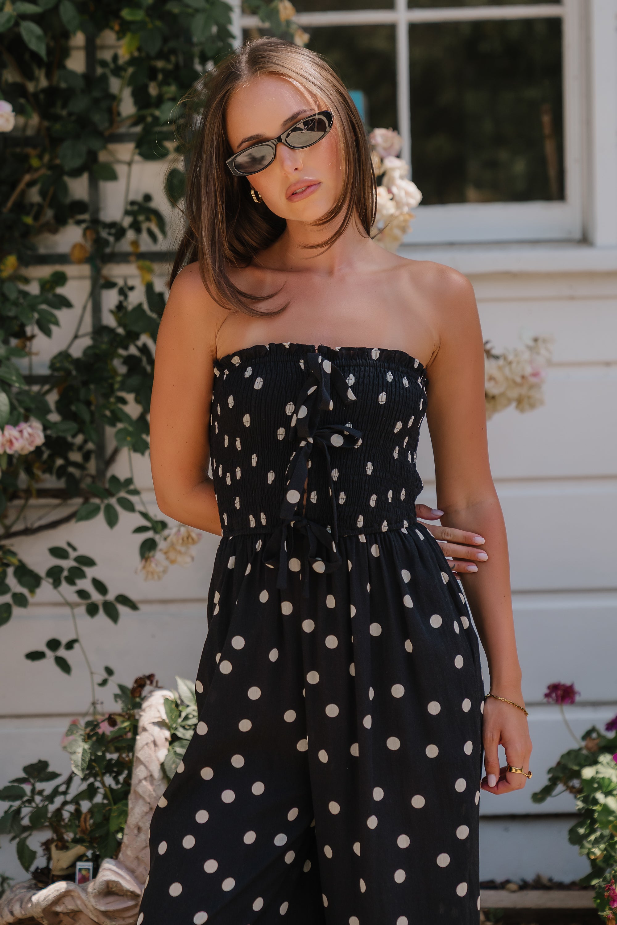 Alessia Polka Dot Jumpsuit - FINAL SALE