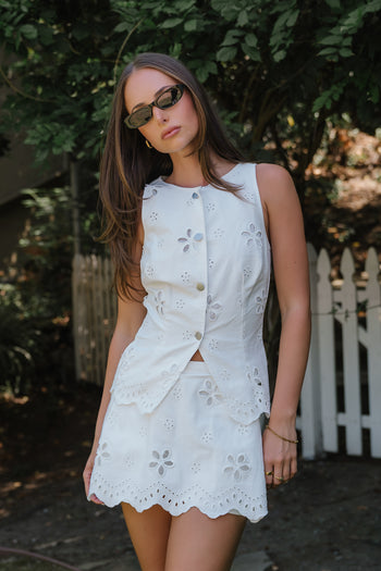 Gage Embroidered Vest