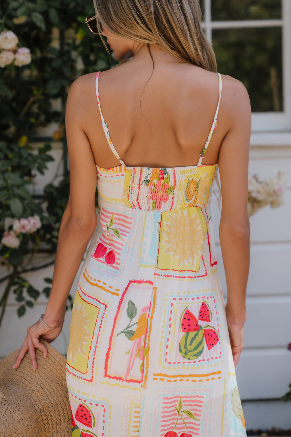 PREORDER - Nadine Abstract Midi Dress