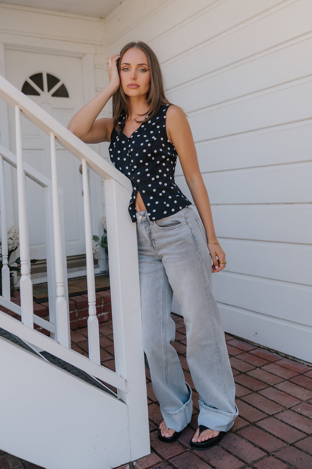 Annika Polka Dot Tank