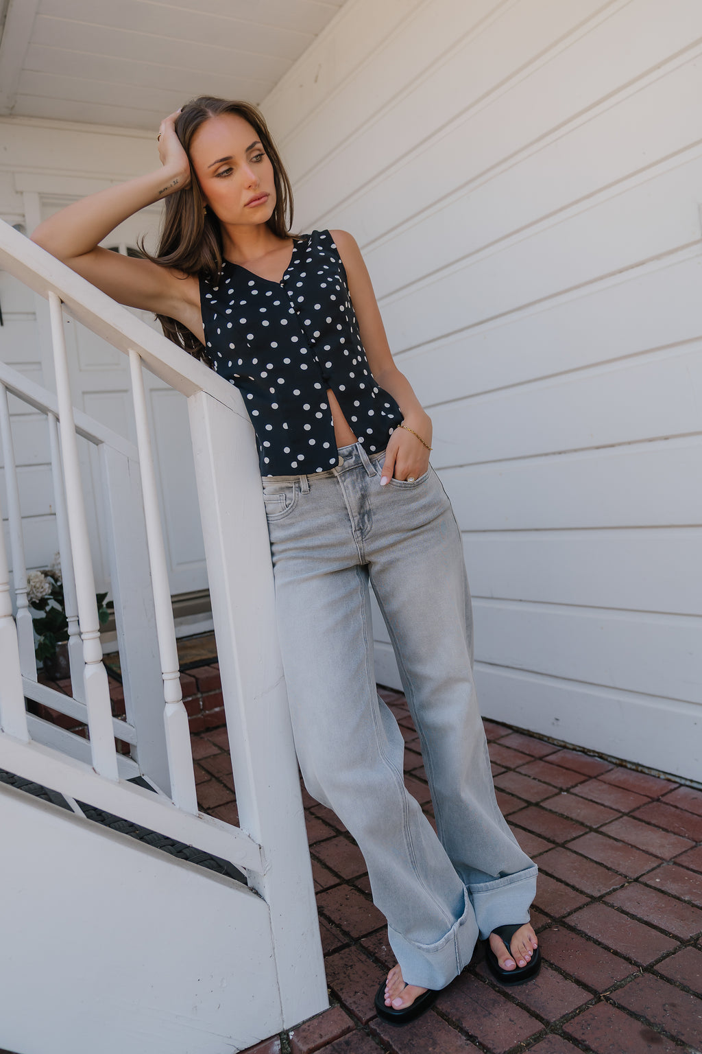 Annika Polka Dot Tank