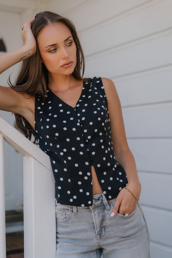 Annika Polka Dot Tank