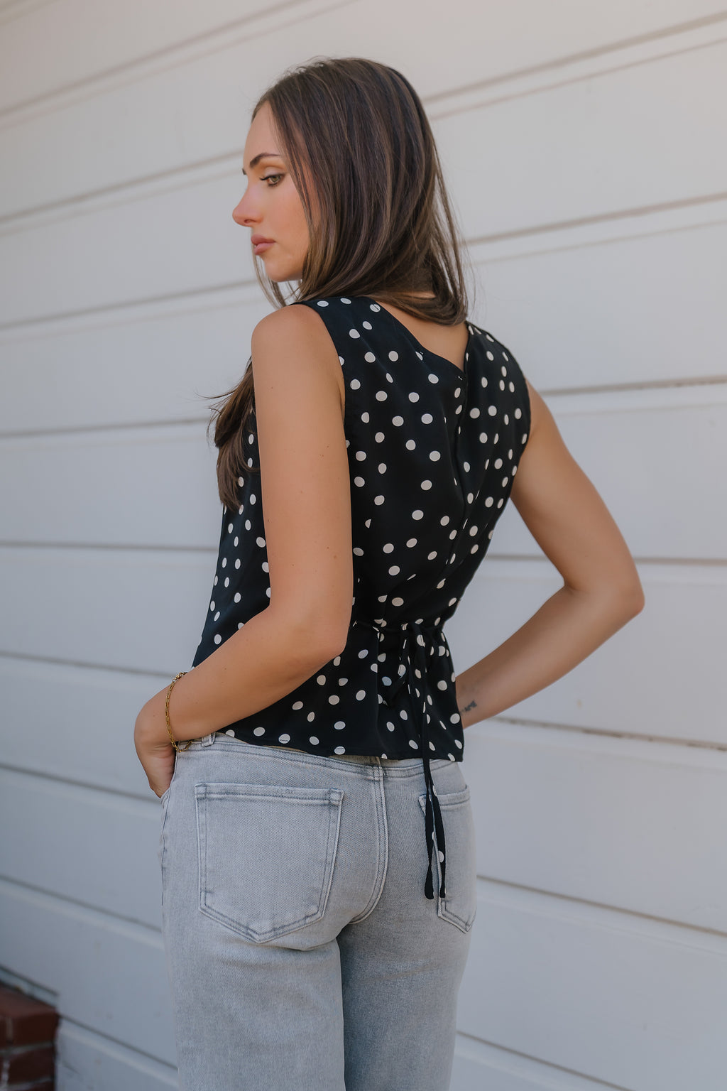 Annika Polka Dot Tank