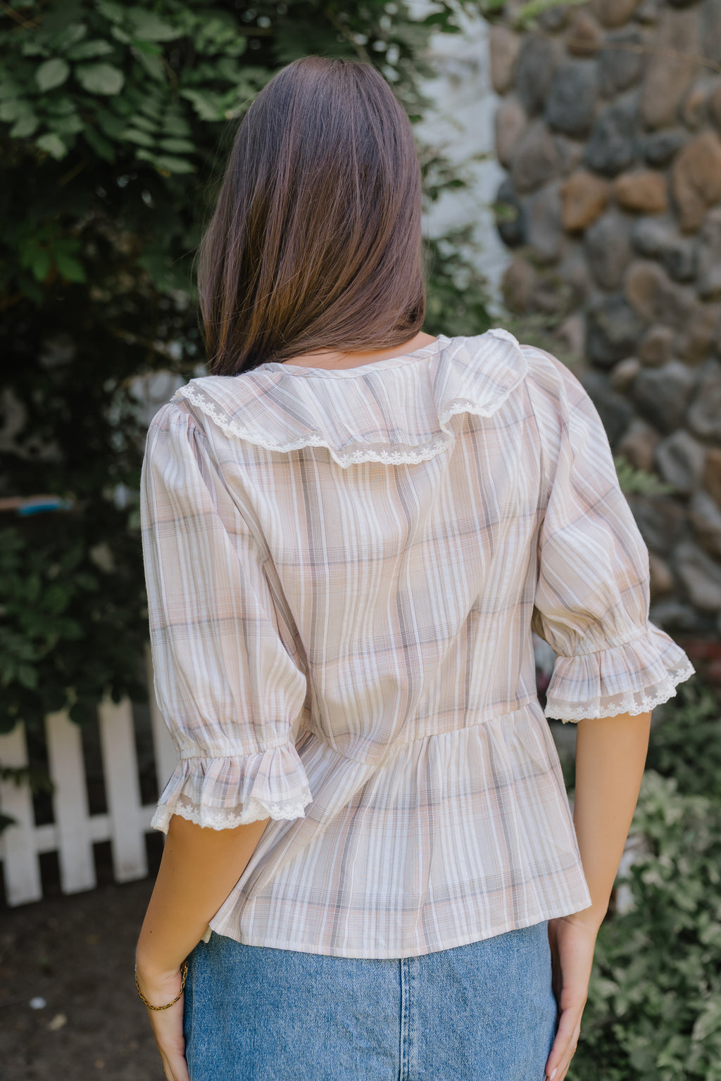Ronnie Plaid Blouse