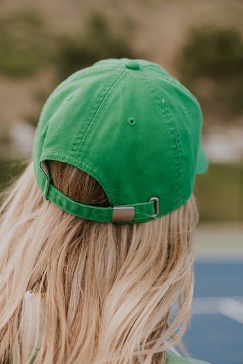 Love Club Baseball Cap in Green