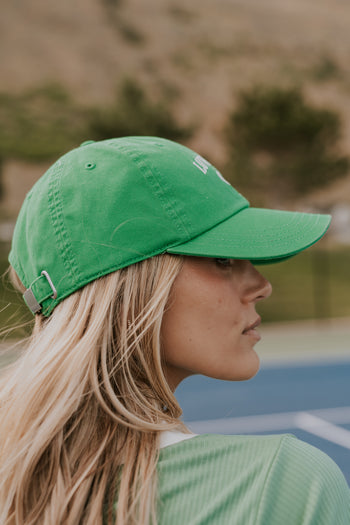 Love Club Baseball Cap in Green