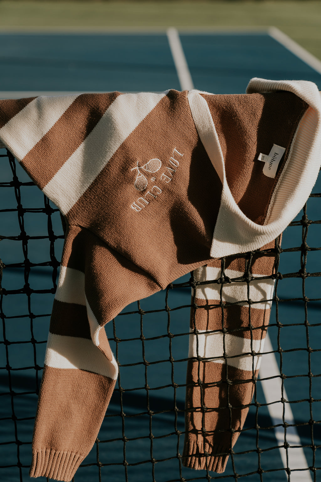Rosie Polo Sweater in Brown
