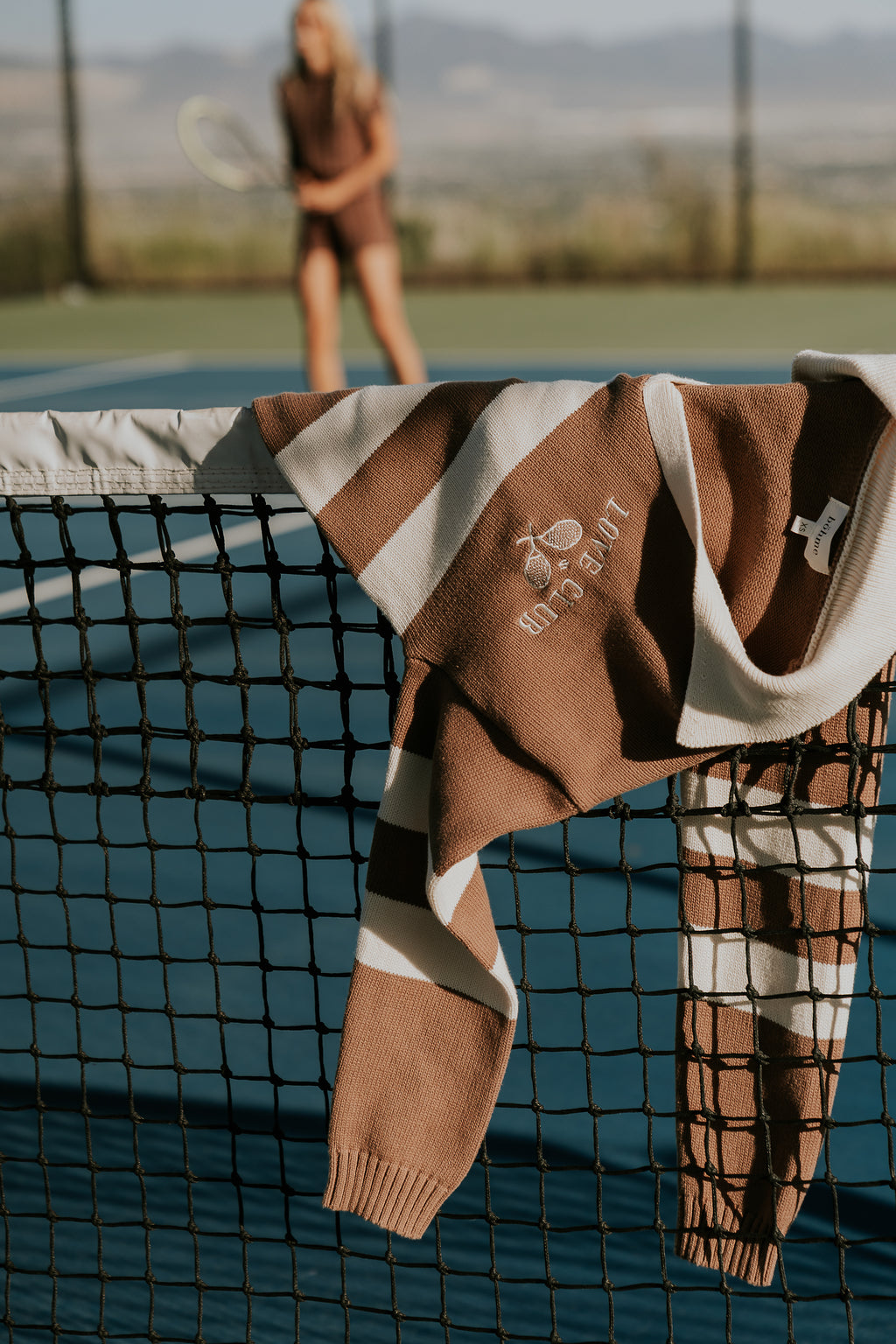 Rosie Polo Sweater in Brown