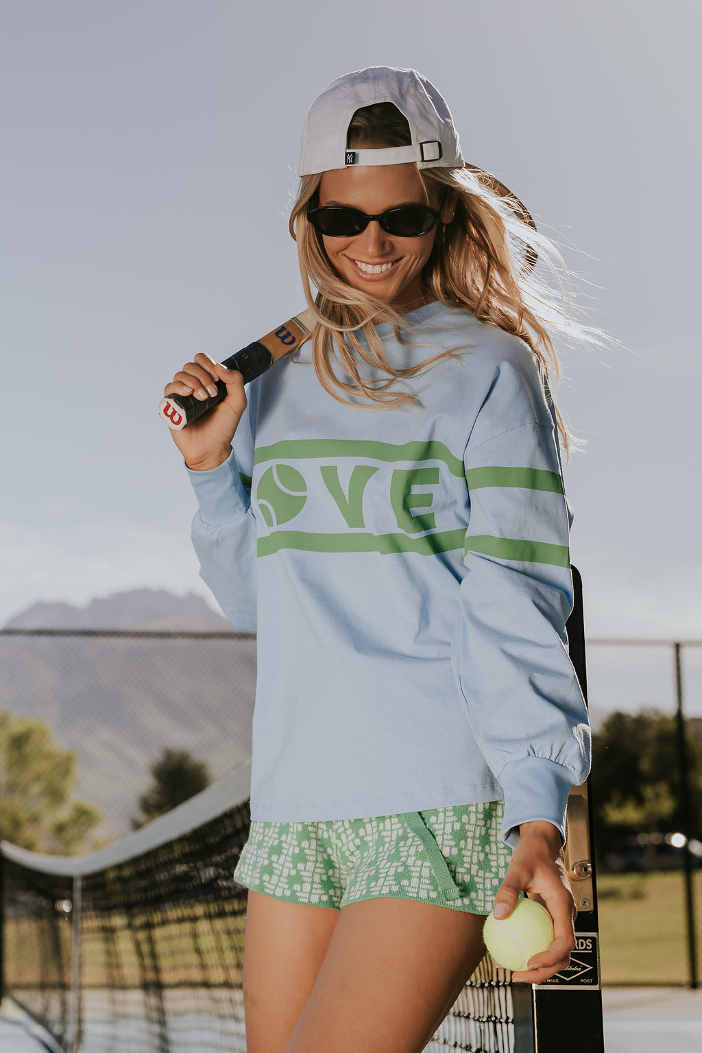 Venus Oversized Graphic Top