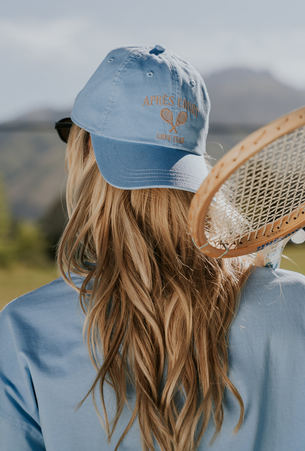 Love Club Baseball Cap in Blue