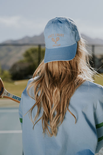 Love Club Baseball Cap in Blue