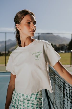Kaila Graphic Tee in White