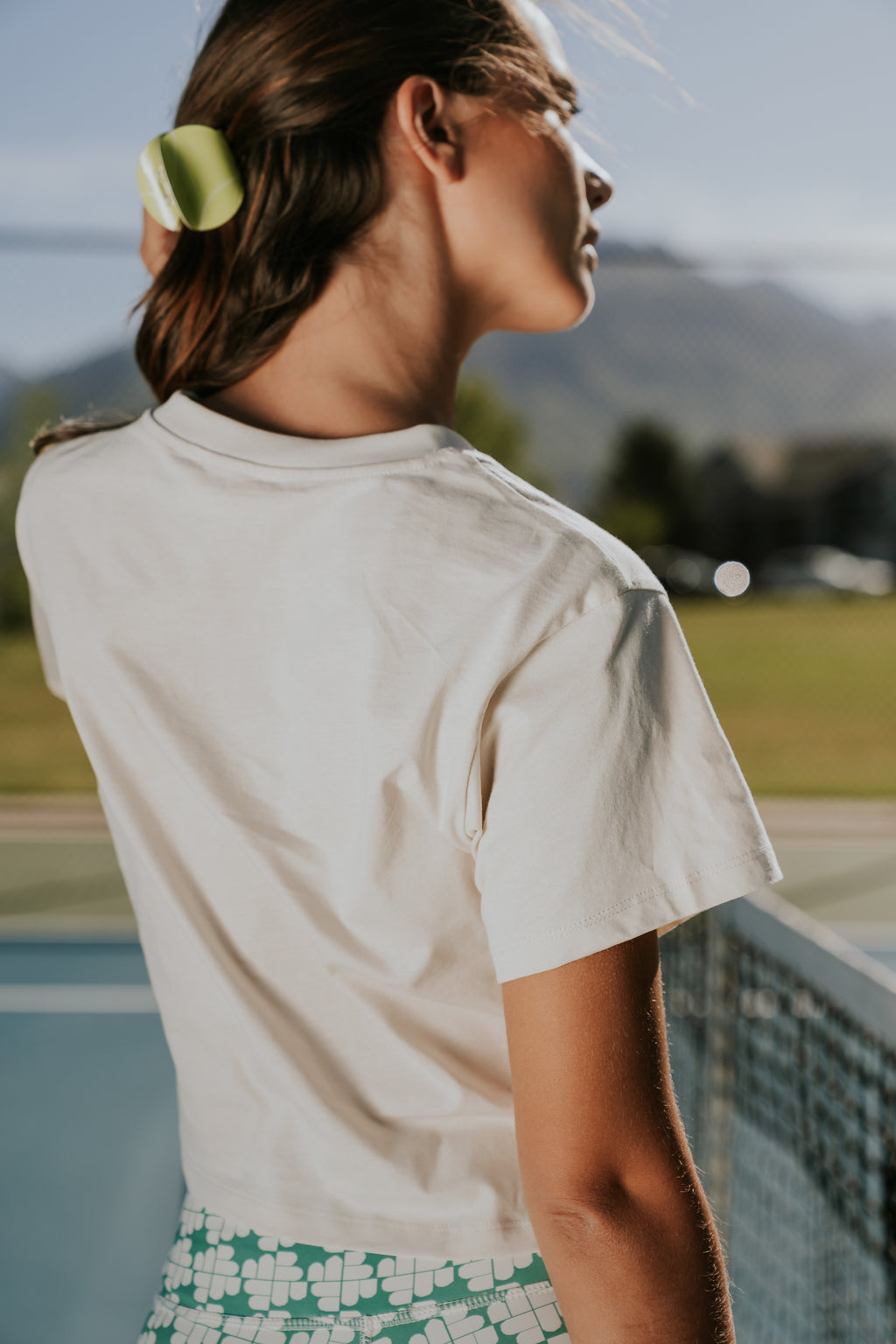 Kaila Graphic Tee in White