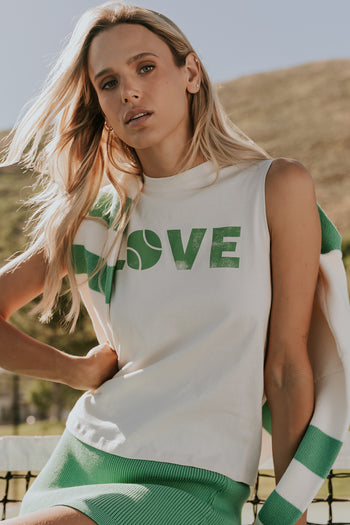 Coco Graphic Muscle Tee in White