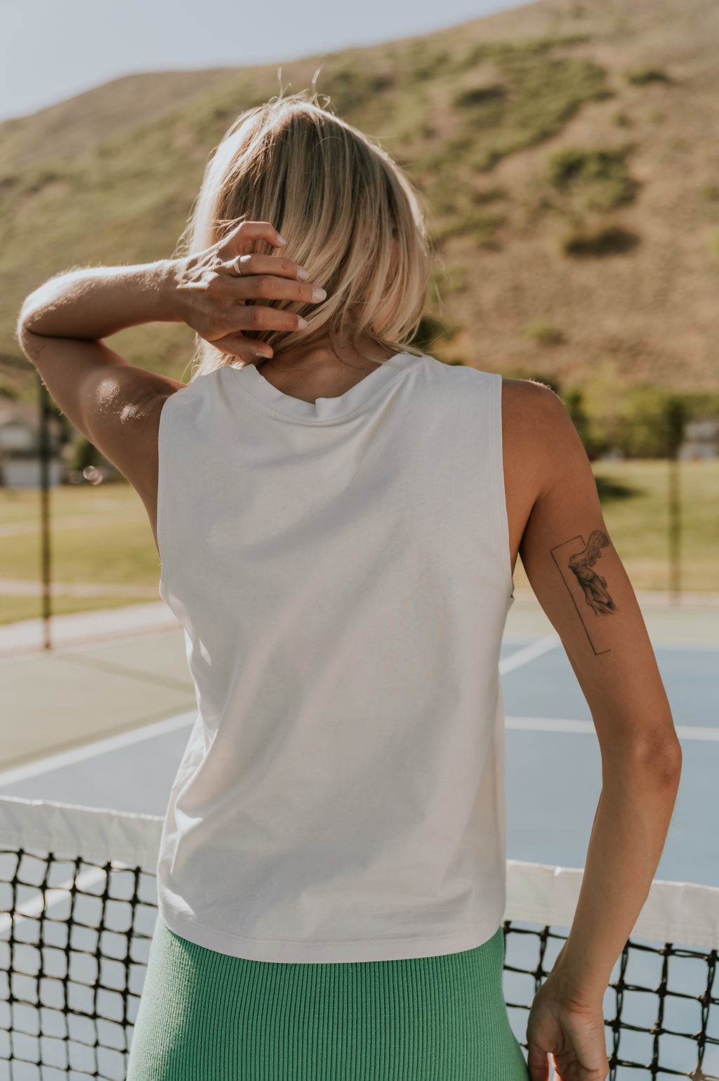Coco Graphic Muscle Tee in White