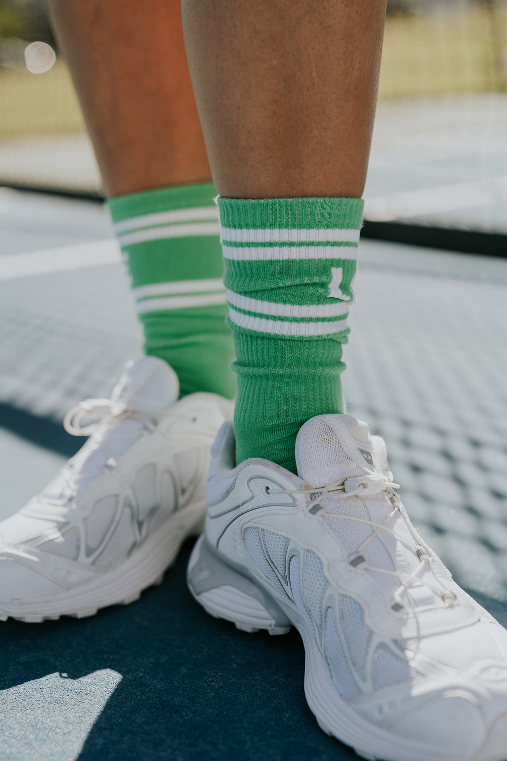 Love Club Knit Socks in Green