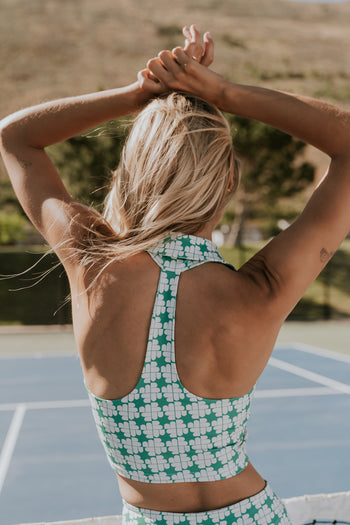 Serena Cropped Tank in Green