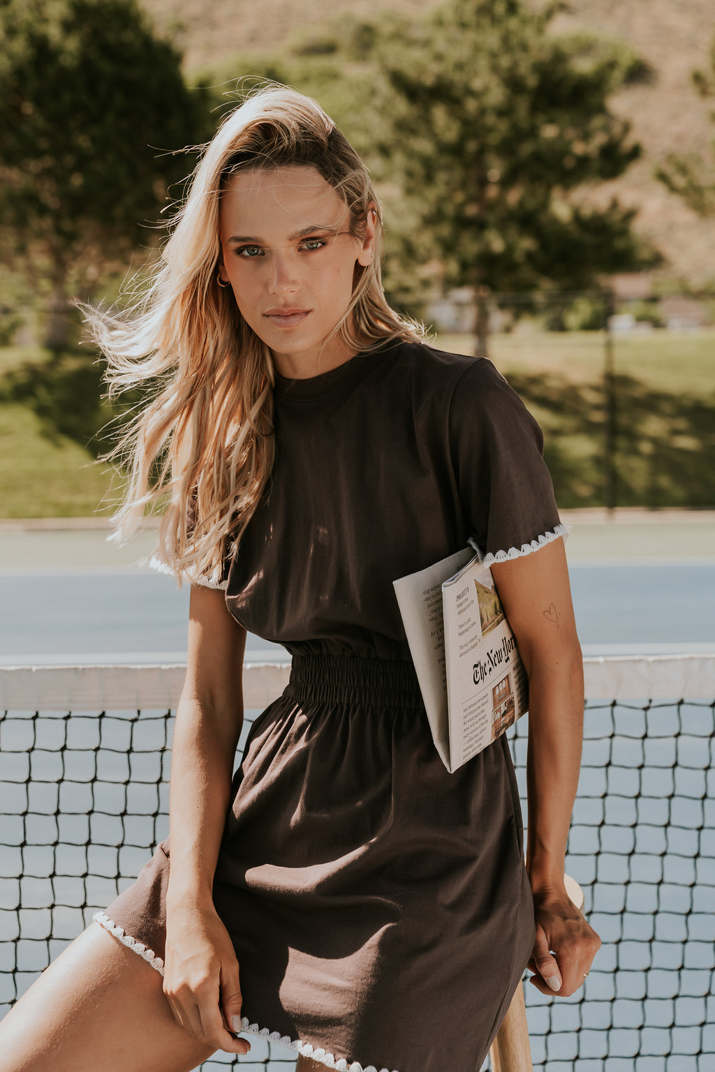 Caty Stitched T-Shirt Dress