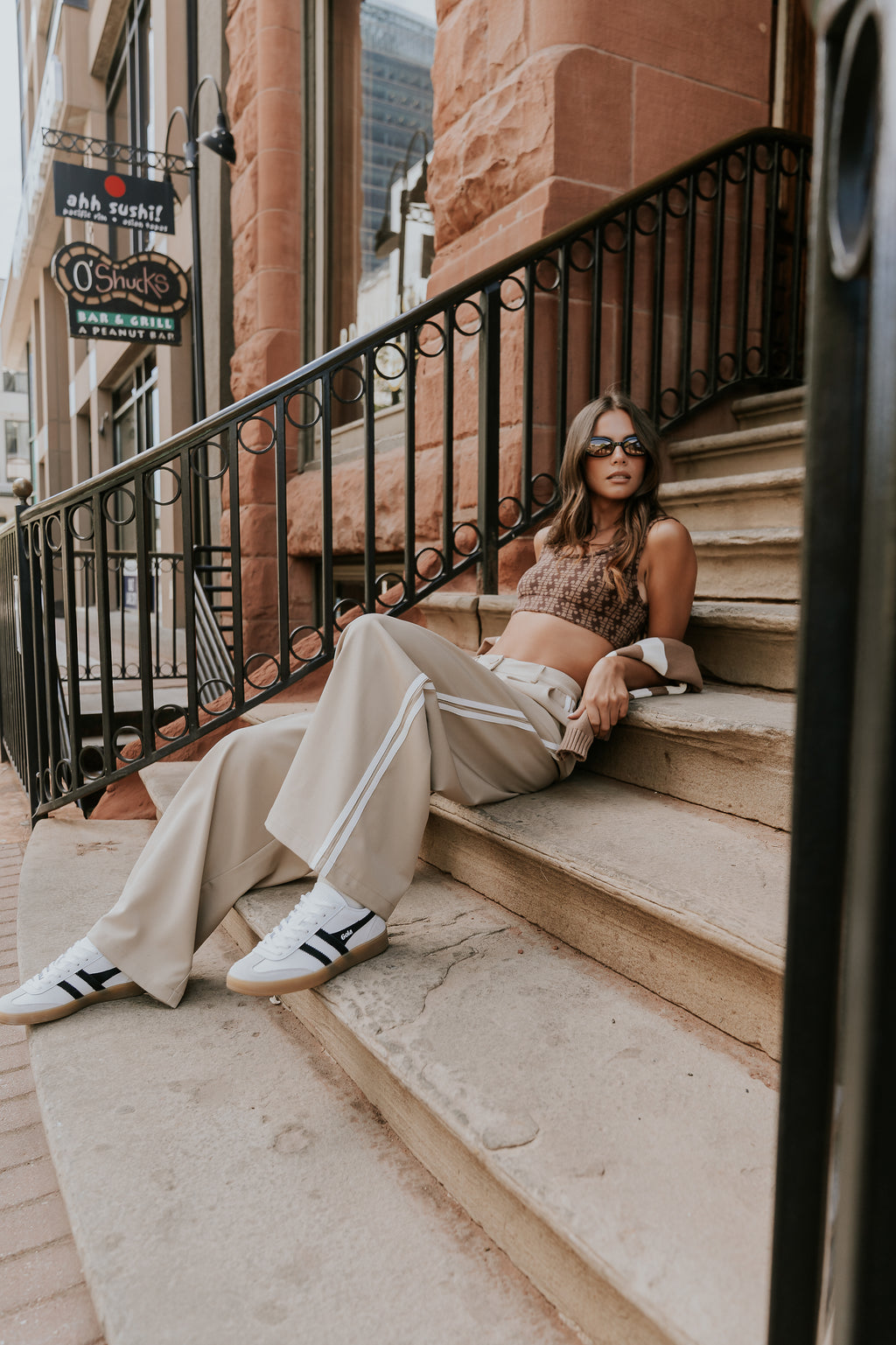 Louisa Pleated Wide Leg Pants