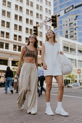 Julian Cropped Tank in Brown