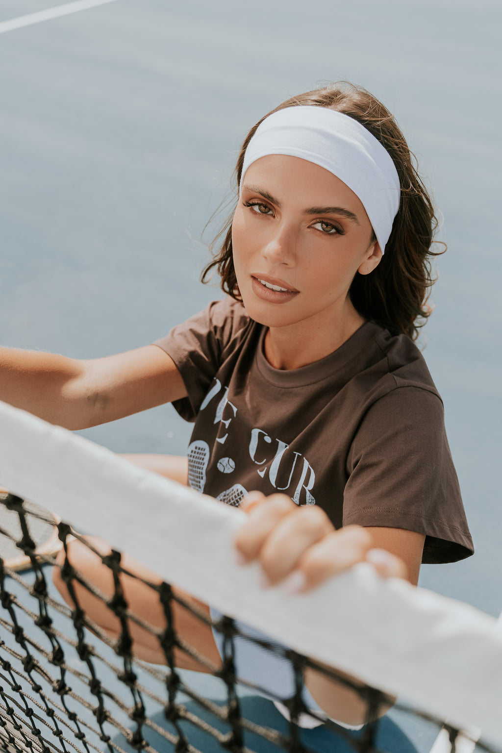 Kaila Graphic Tee in Brown