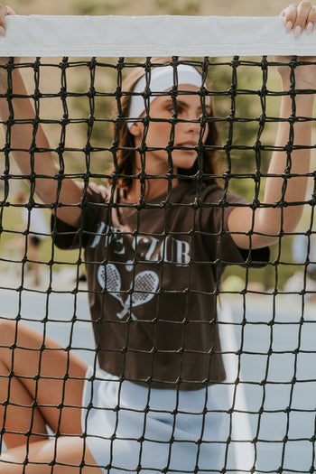 Kaila Graphic Tee in Brown