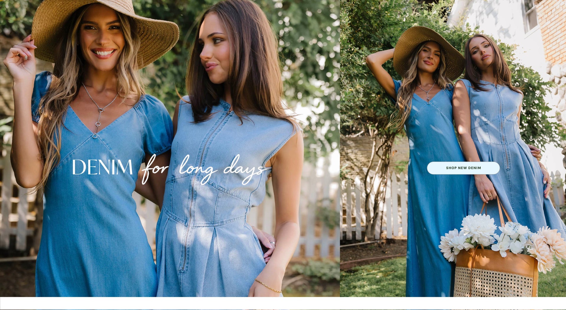 shop denim dresses