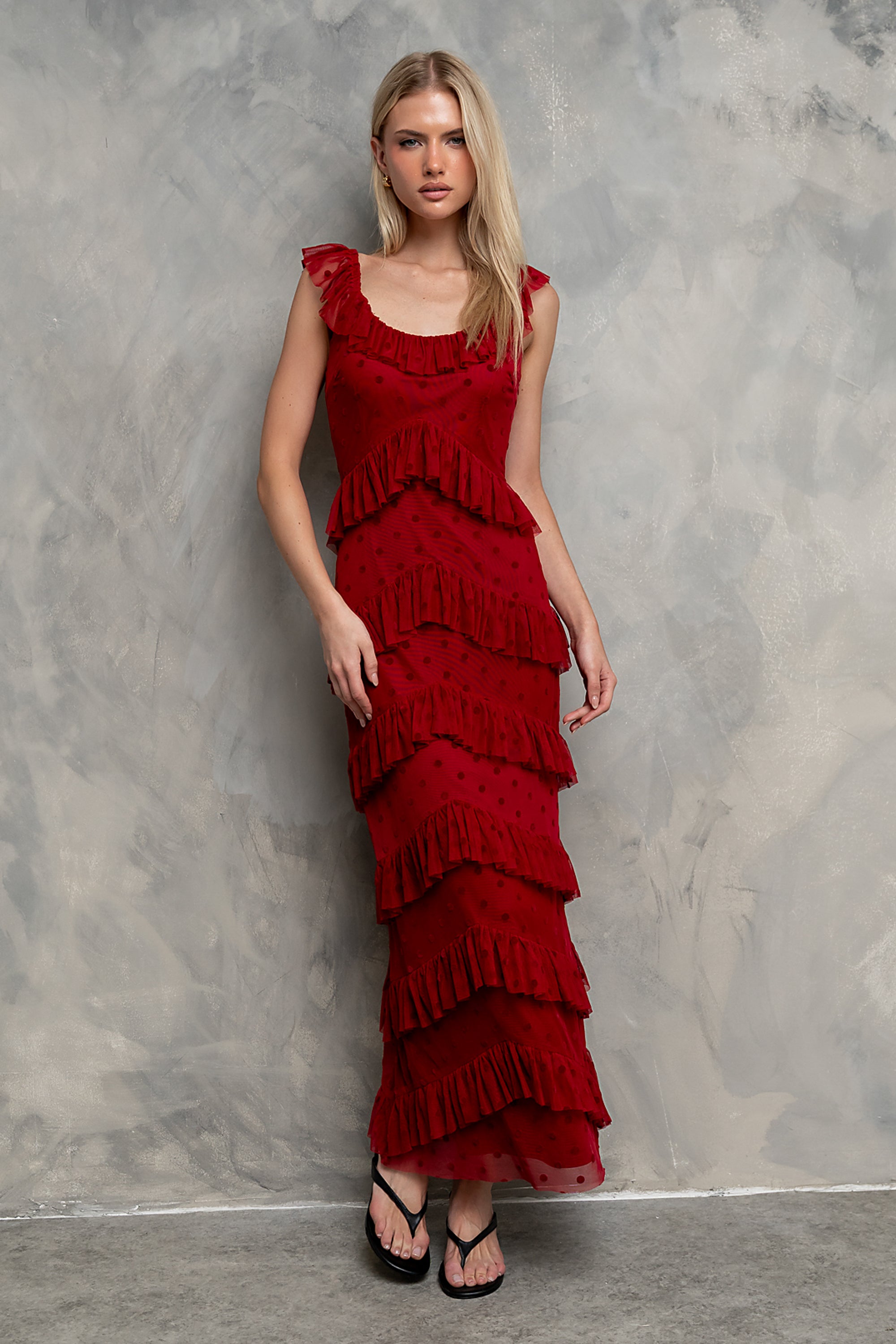katrina maxi dress Katrina Cowl Neck Long Sleeve Maxi Dress
