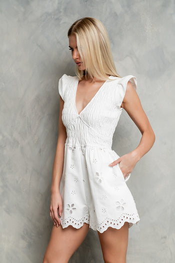 Linda Denim Romper