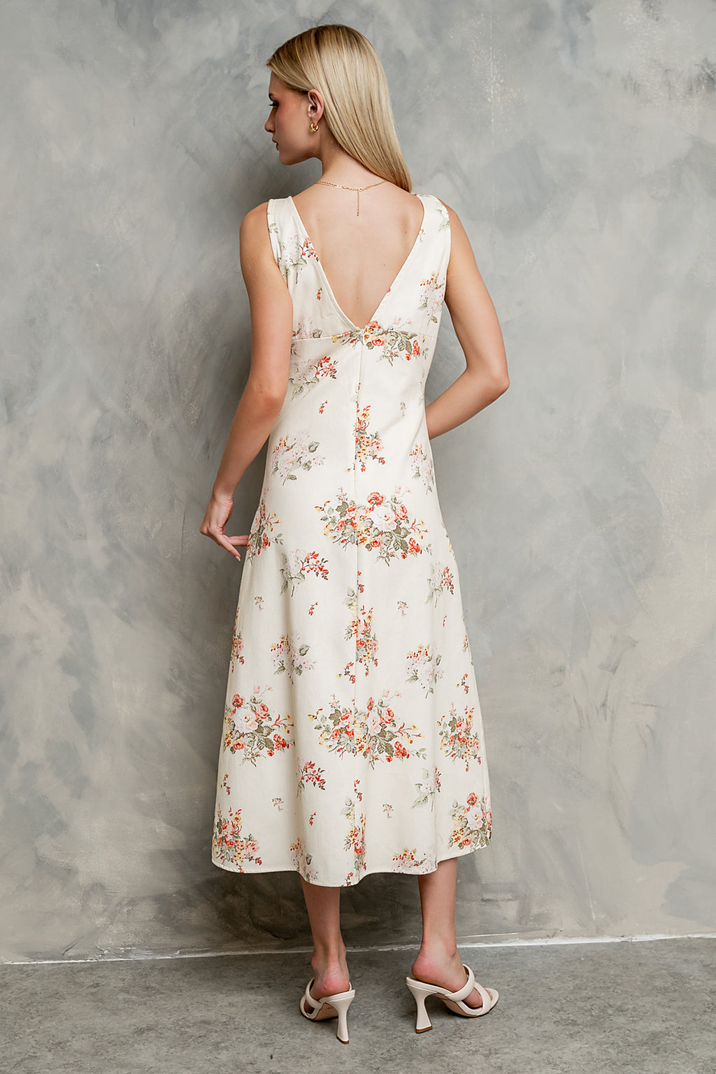 Jaylen Floral Midi Dress