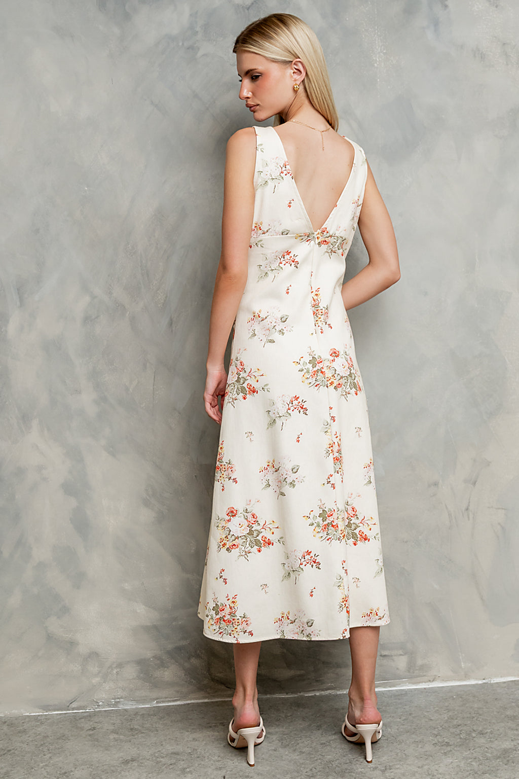 Jaylen Floral Midi Dress