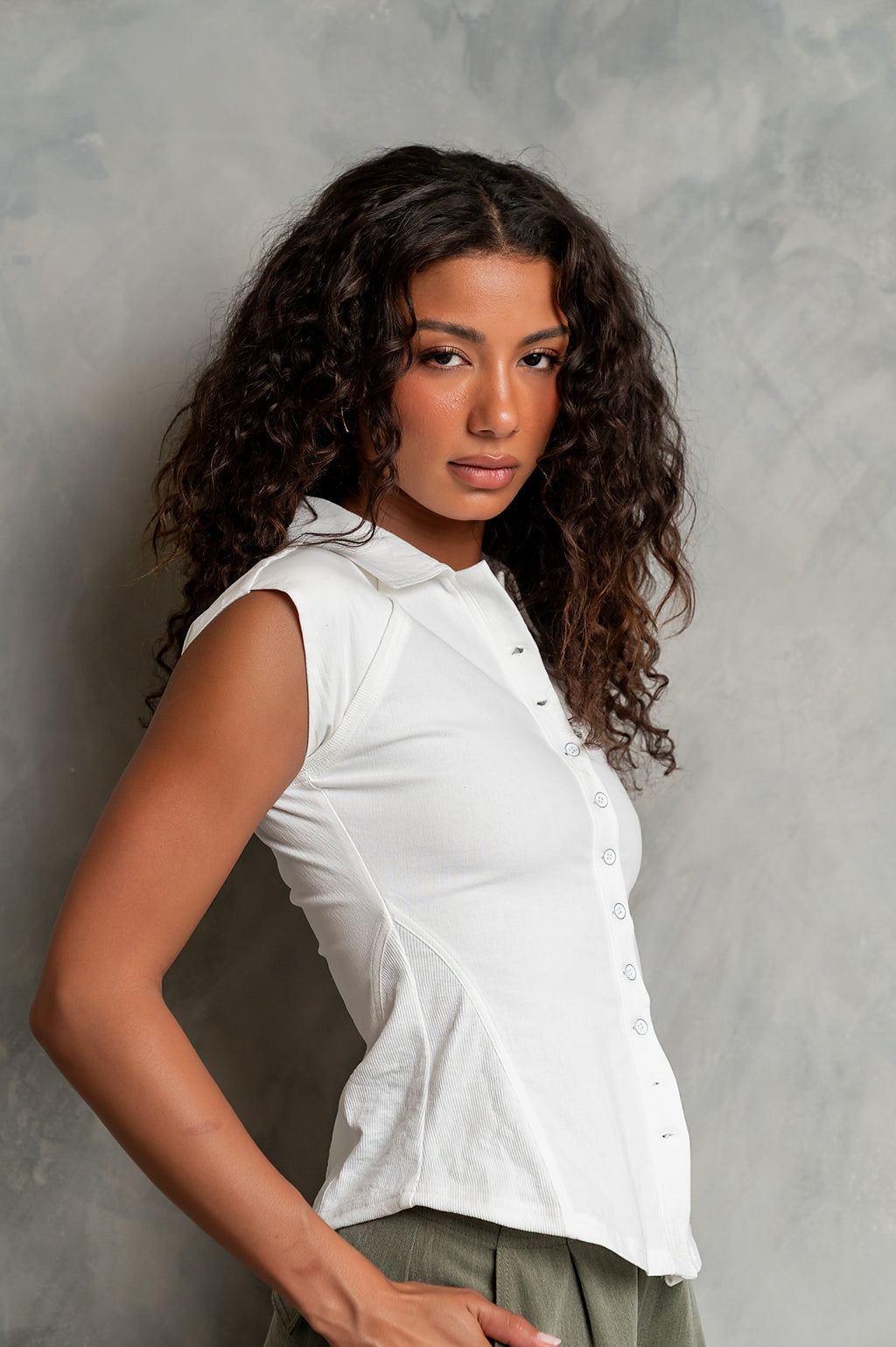 Jaya Collared Top