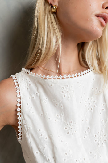 Kendra Embroidered Top
