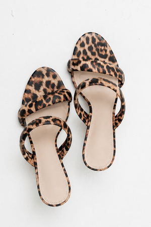Marco Strappy Heel in Leopard