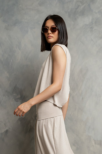 Britta Tank Top in Bone
